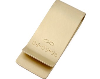 Bronze Money Clip Etsy - brass infinity money clip valentines gift for him anniversary gift wedding gift best man gift fathers day gift gift for husband